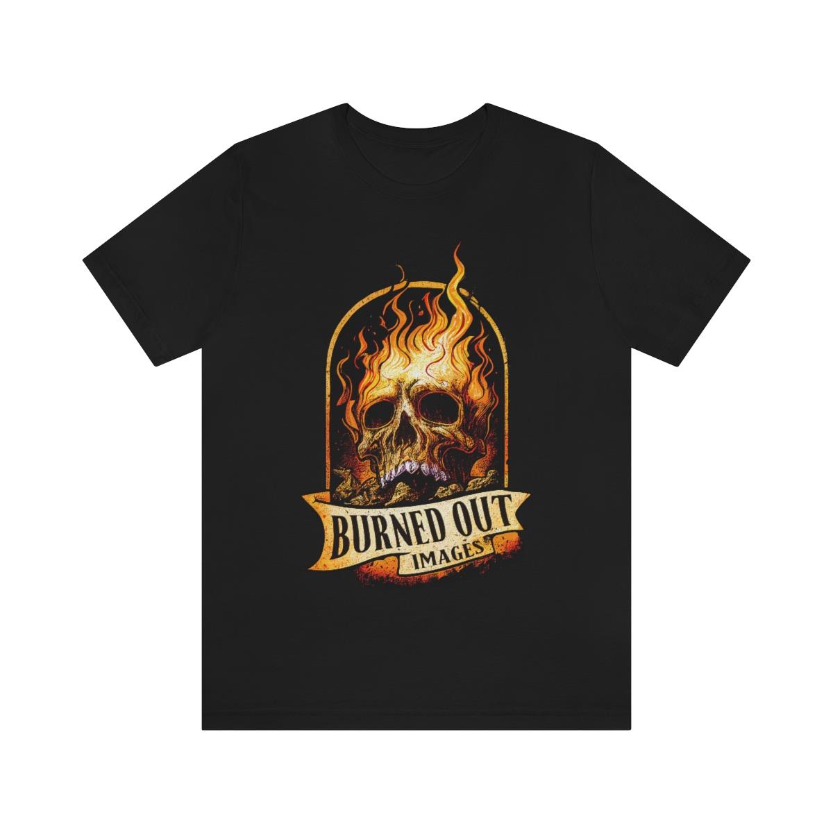 burned out images logo t-shirt